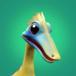 talking ornithomimids dinosaur android application logo